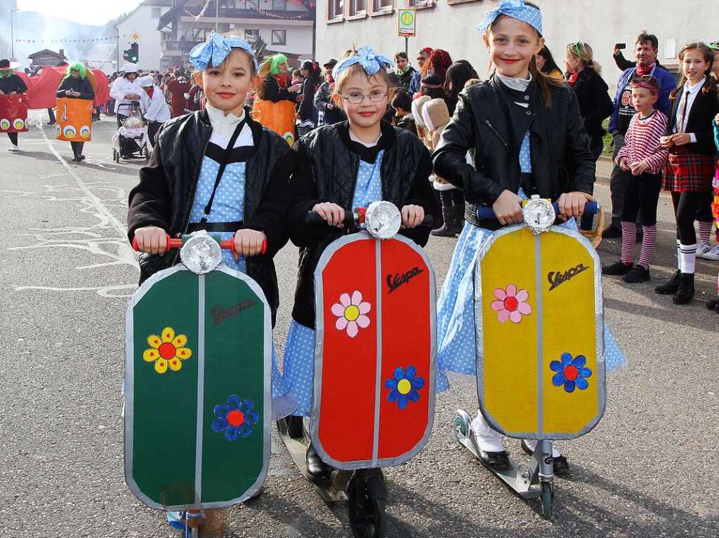 Schindlejokel-Umzug am Fasnetsamschdig