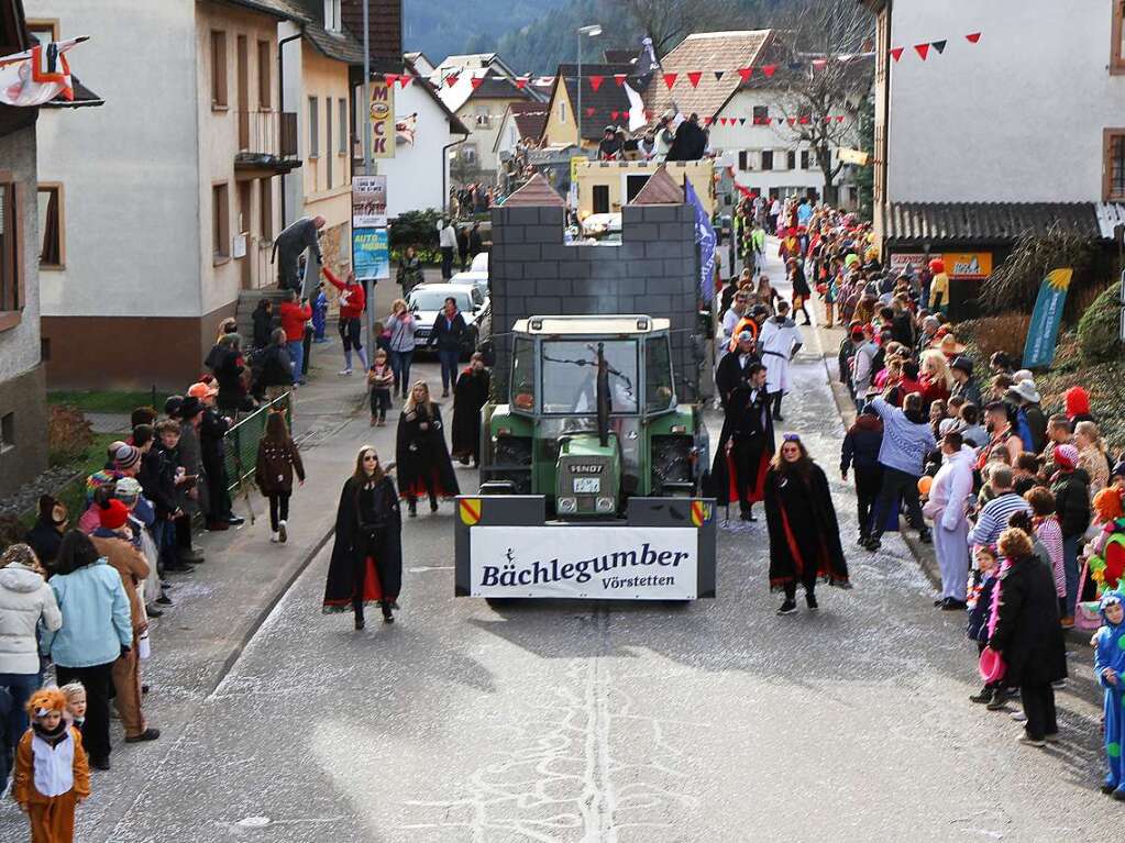 Schindlejokel-Umzug am Fasnetsamschdig