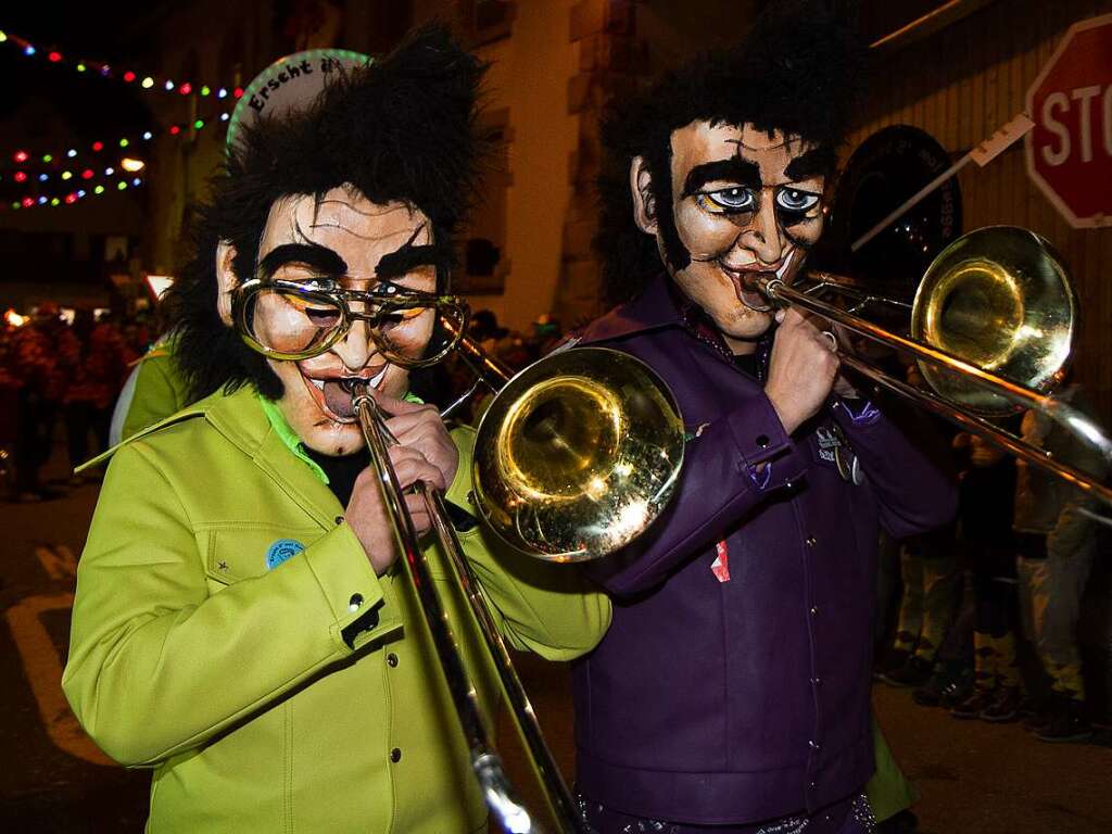 Groer Umzug in Oberwinden am Fasnetsamstag.