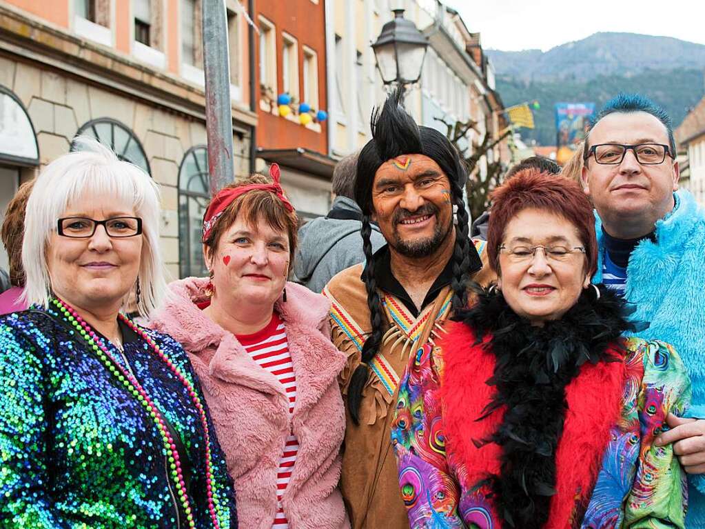 Fasnetumzug in Waldkirch am Fastnachtsonntag