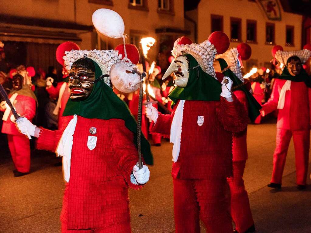 Impressionen vom Fackelumzug der Schuttig in Elzach.