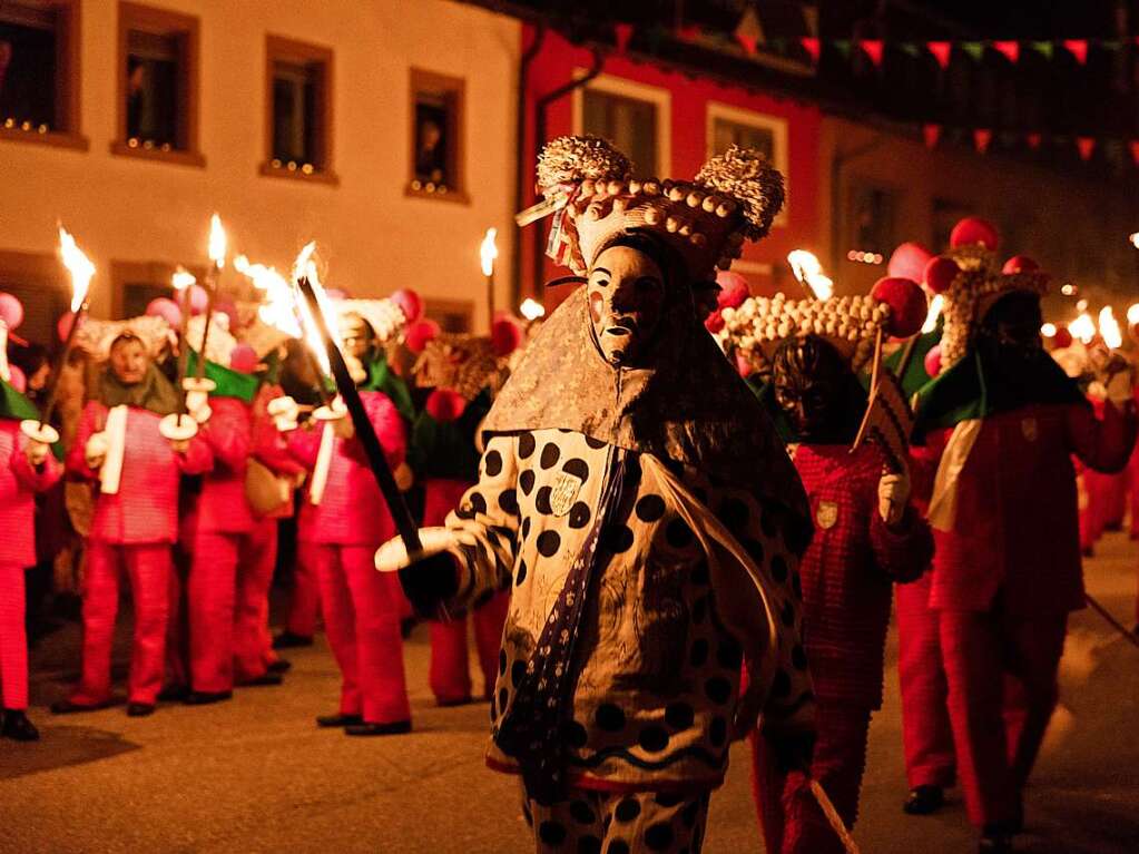 Impressionen vom Fackelumzug der Schuttig in Elzach.