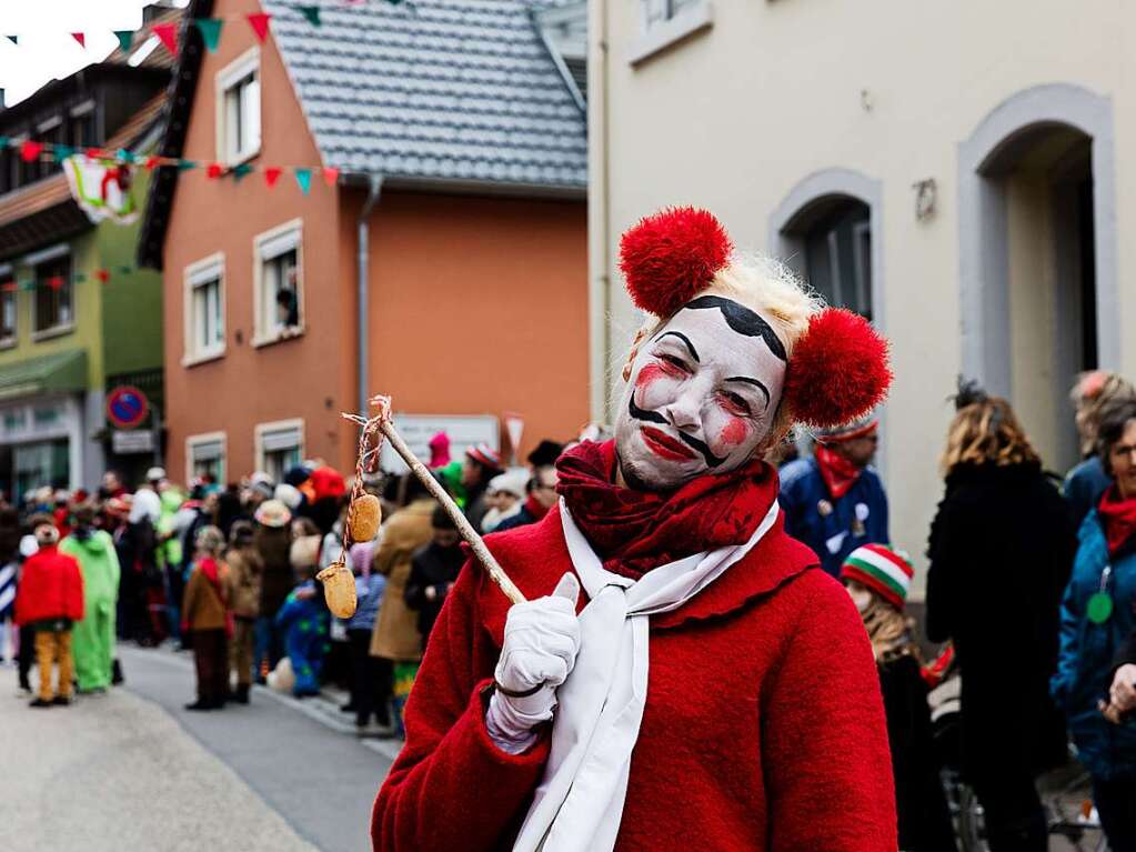 Impressionen vom groen Schuttig-Umzug: Auch Zuschauer waren fantasievoll gekleidet.