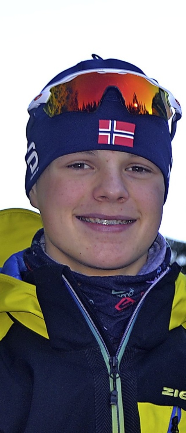 Starker Auftritt  in Oberstdorf: Luca ... U-16-Meister im Skating- Teamsprint.   | Foto: Junkel
