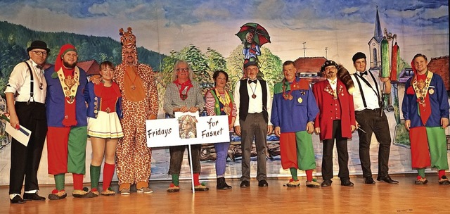 Ehrungen gab es wieder fr verdiente Untersttzer der Oberwindemer Fasnet.   | Foto: Helmut Hringer