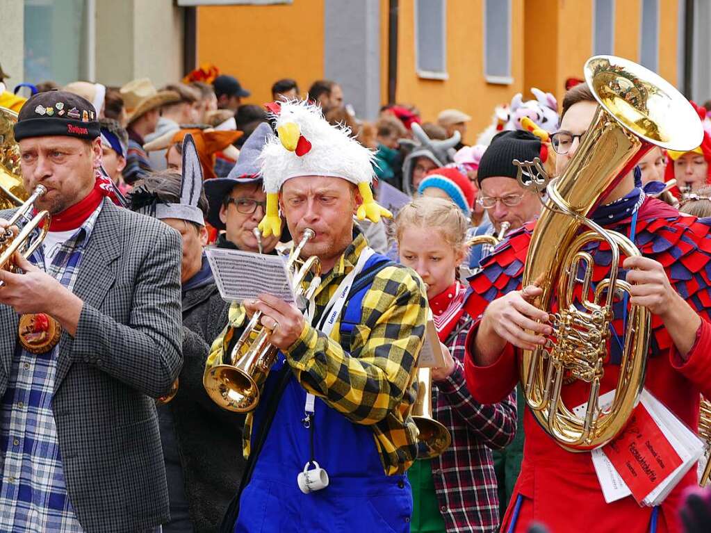 44 Nummern bot der Todtnauer Rosenmontagsumzug 2020 auf.