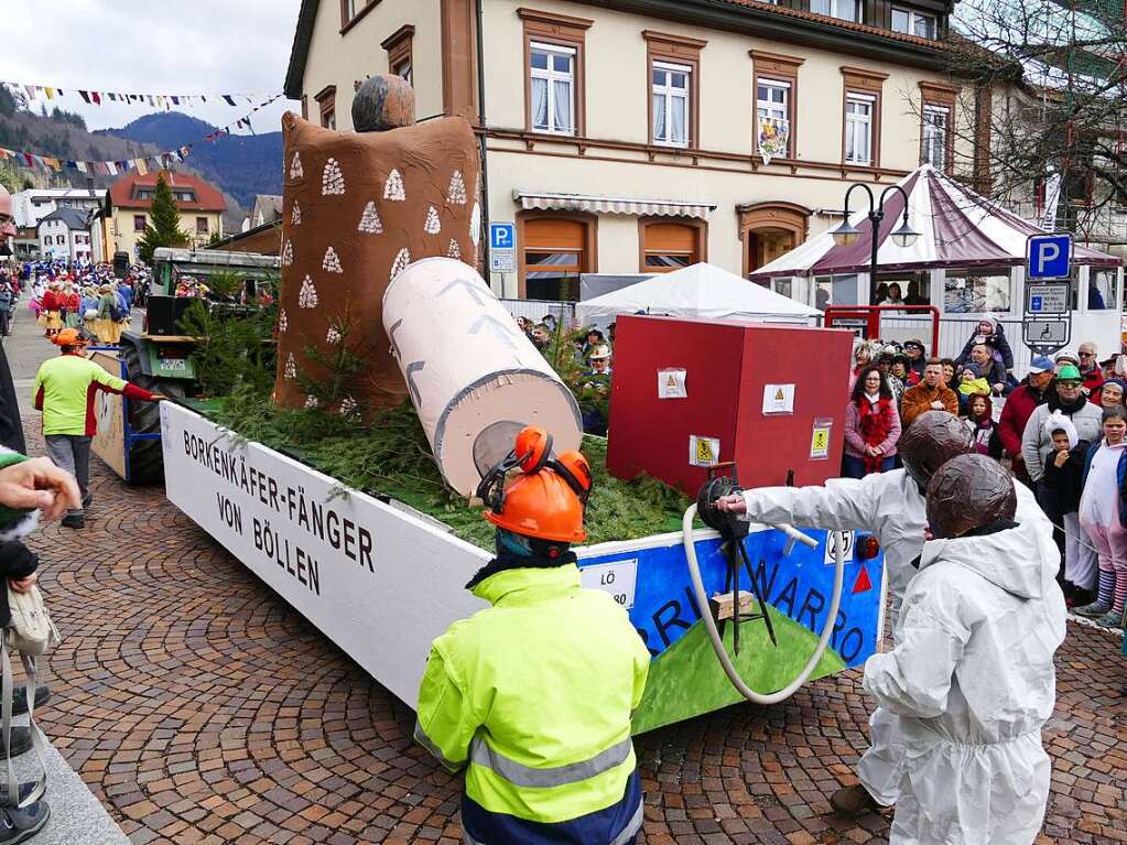 44 Nummern bot der Todtnauer Rosenmontagsumzug 2020 auf.