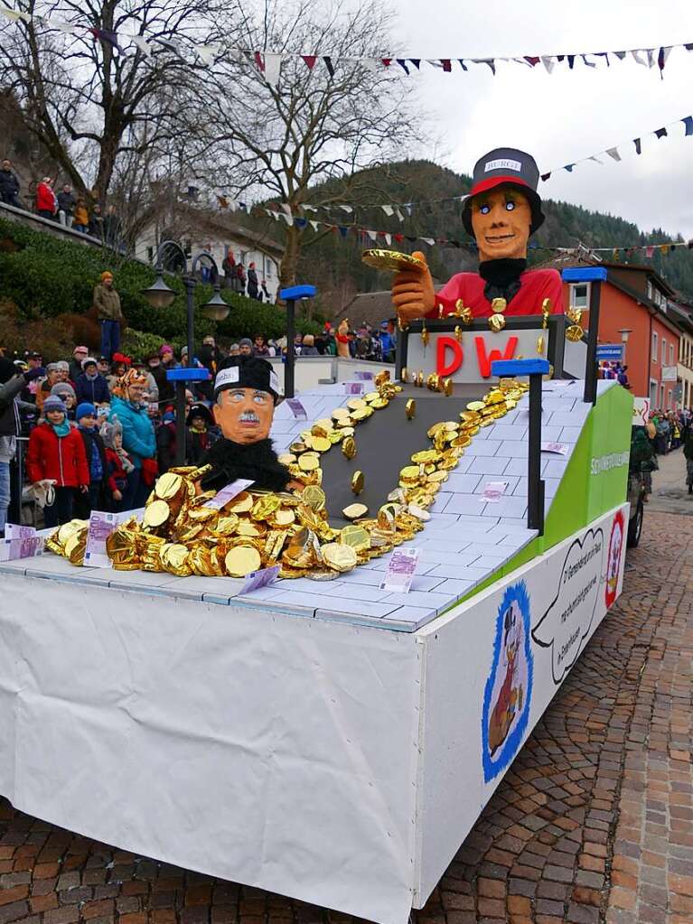 44 Nummern bot der Todtnauer Rosenmontagsumzug 2020 auf.