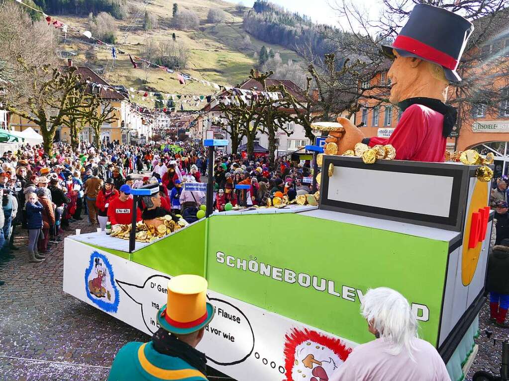 44 Nummern bot der Todtnauer Rosenmontagsumzug 2020 auf.