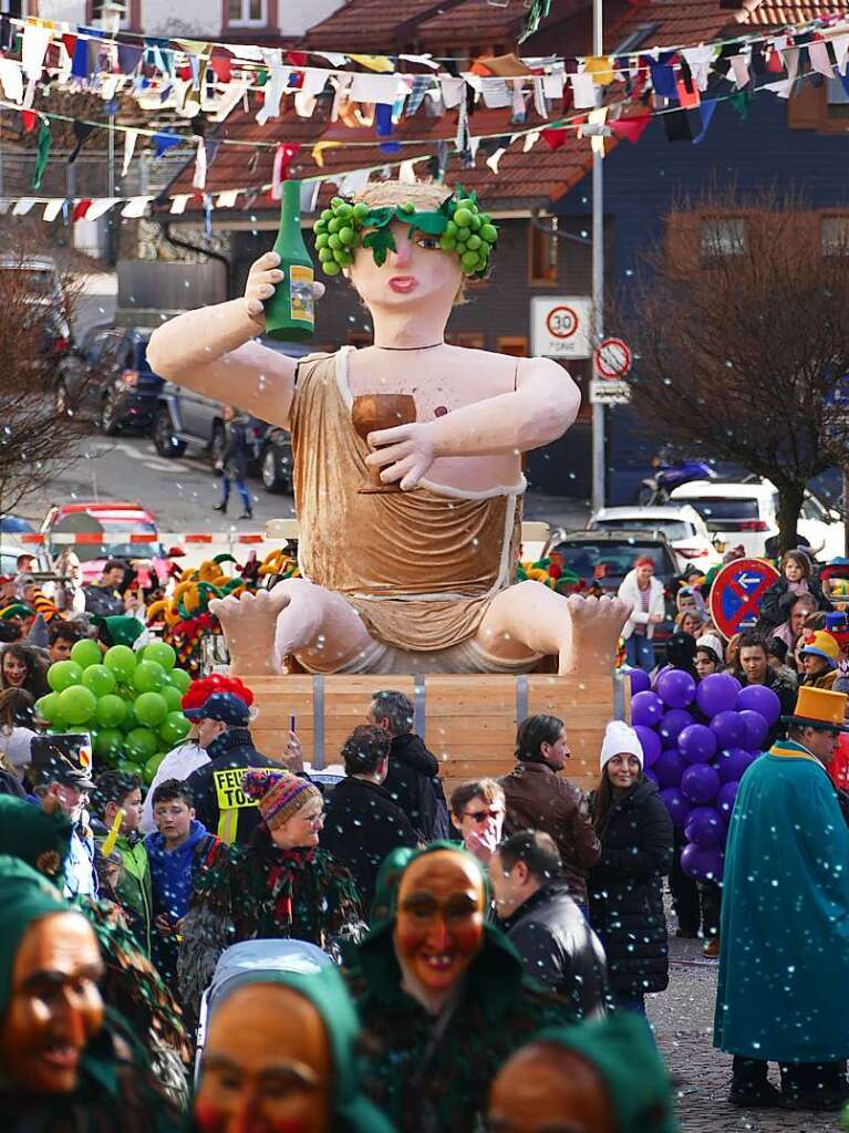 44 Nummern bot der Todtnauer Rosenmontagsumzug 2020 auf.