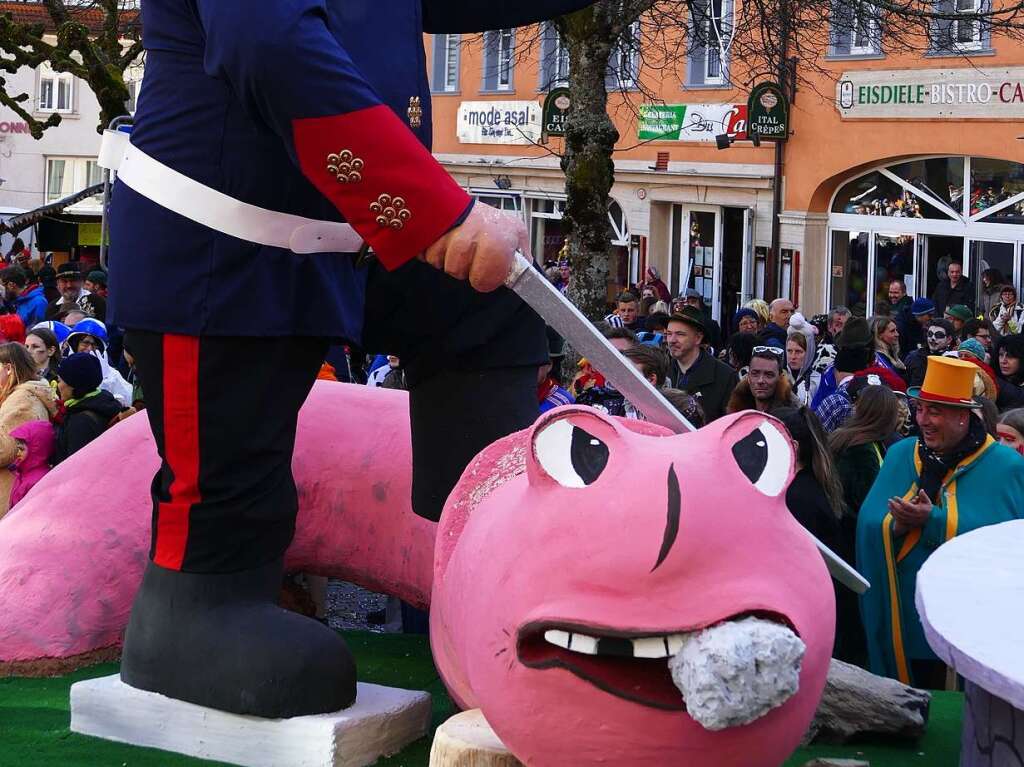 44 Nummern bot der Todtnauer Rosenmontagsumzug 2020 auf.