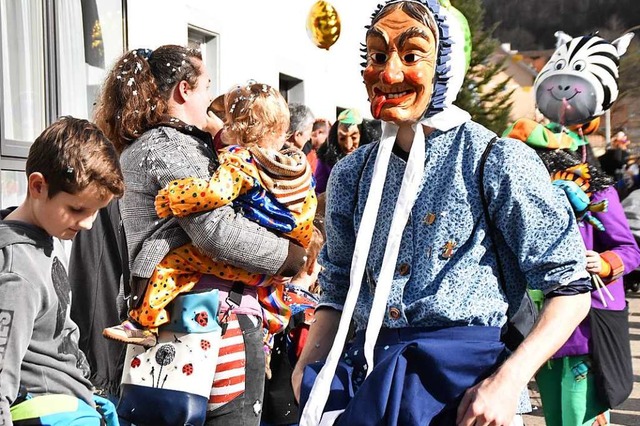 Bunt, frech und frhlich geht&#8217;s beim Kinderumzug in Inzlingen zu.  | Foto: Maja Tolsdorf