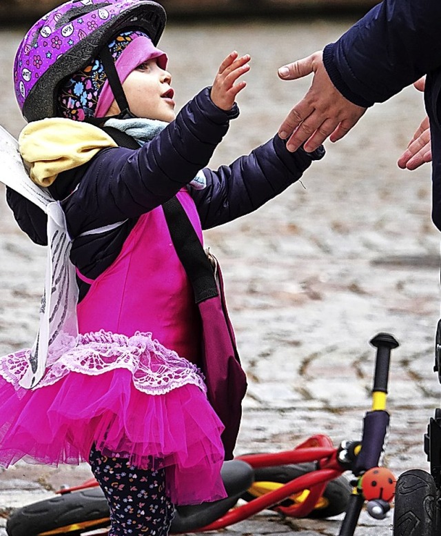 Gott sei Dank, Mama ist noch da.  | Foto: Hans-Jrgen Hege