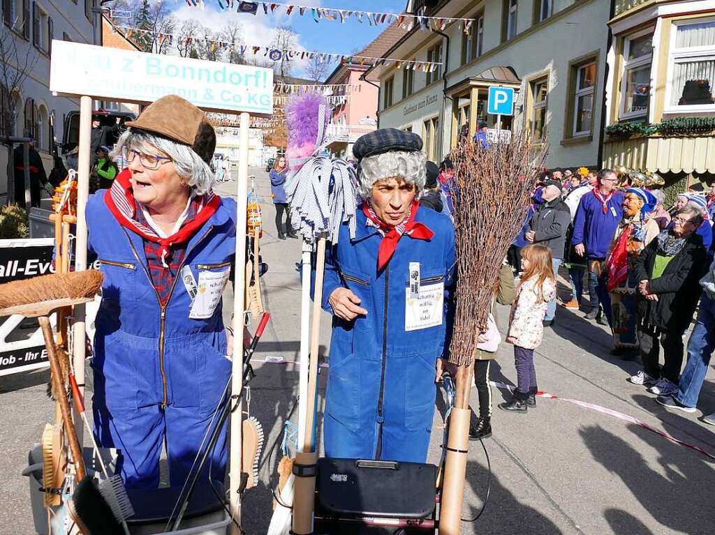 Firma Saubermann im Einsatz