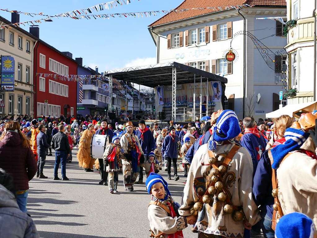 Bald beginnt der Umzug