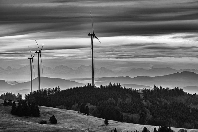 Windradpanorama Richtung Wehr.  | Foto: Gerd Gaenzle