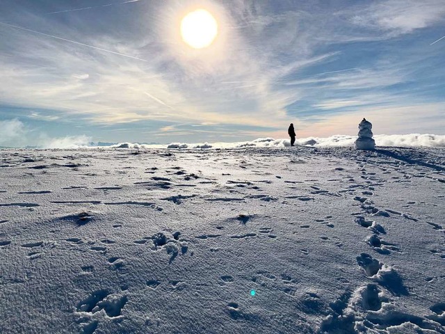 Winterstimmung am Belchen.  | Foto: Mark Nileen