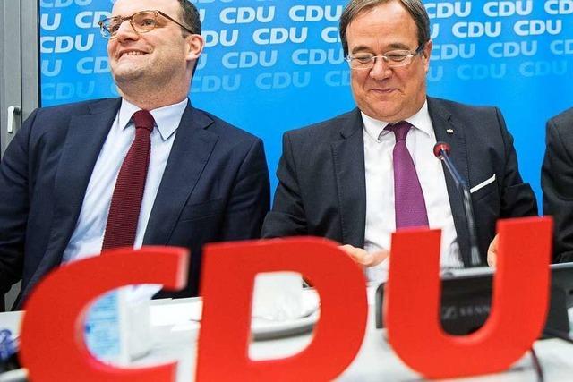 Merz und Laschet kandidieren fr CDU-Vorsitz, Spahn soll Laschet untersttzen