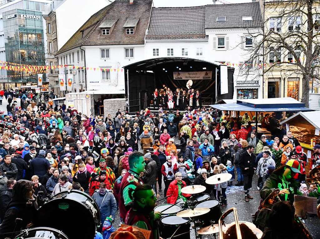 Musik und Konfetti: der Fasnachtsdienstag in Lrrach