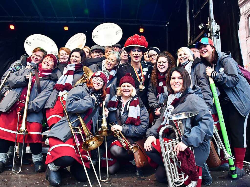 Musik und Konfetti: der Fasnachtsdienstag in Lrrach