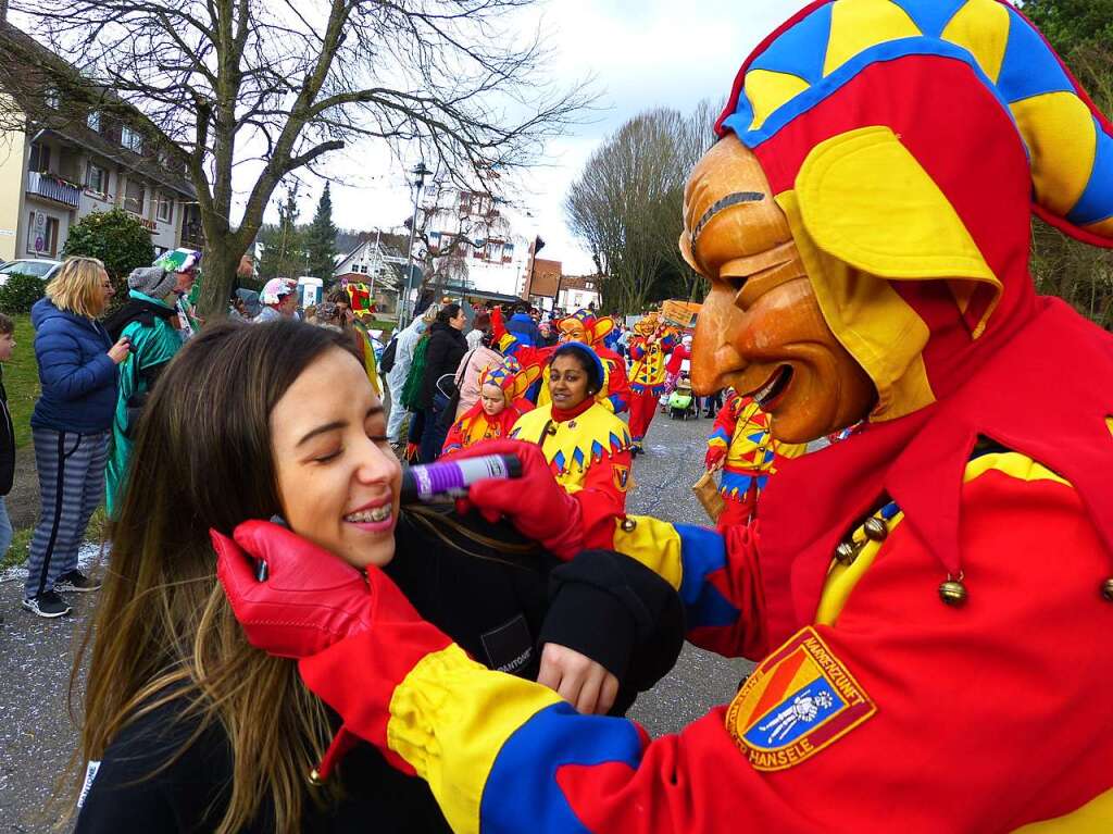 Die Emmendinger Hansele gelten als freundliche Maske.