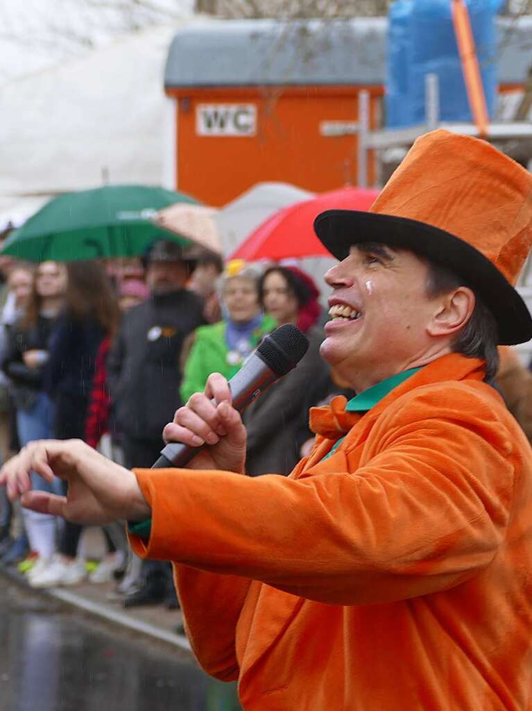 Narrenumzug am Fasnet-Zieschdig in Ewattingen