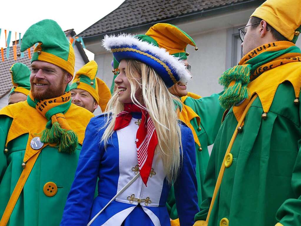 Narrenumzug am Fasnet-Zieschdig in Ewattingen