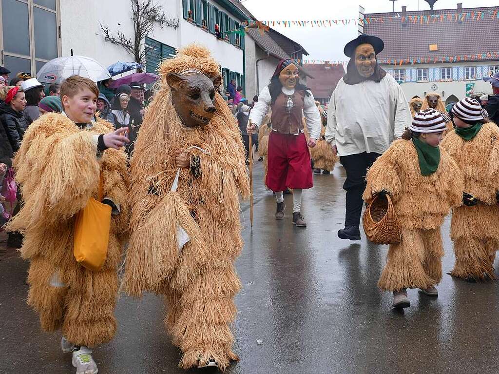 Narrenumzug am Fasnet-Zieschdig in Ewattingen