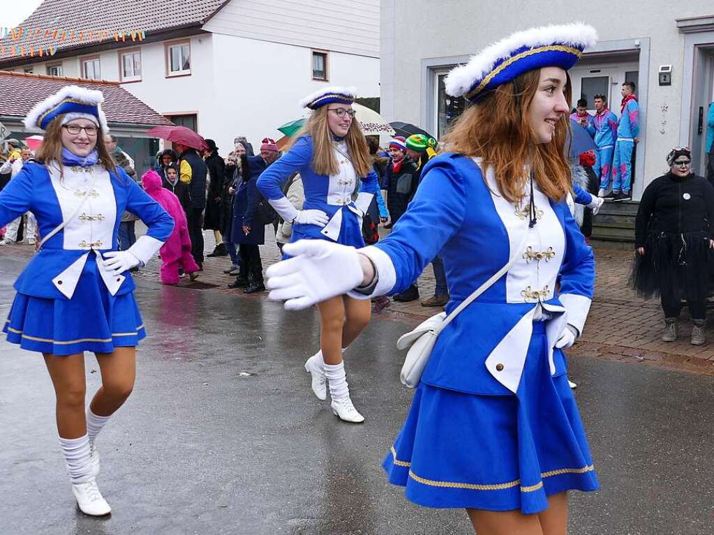 Narrenumzug am Fasnet-Zieschdig in Ewattingen