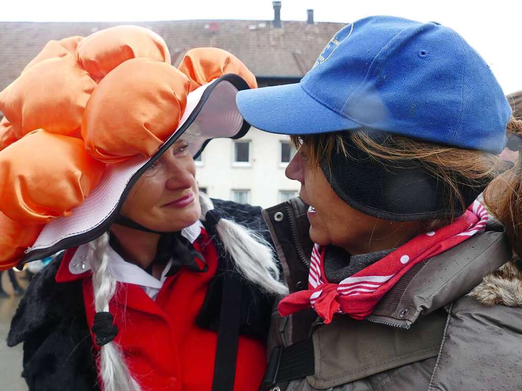 Narrenumzug am Fasnet-Zieschdig in Ewattingen