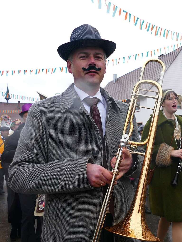 Narrenumzug am Fasnet-Zieschdig in Ewattingen