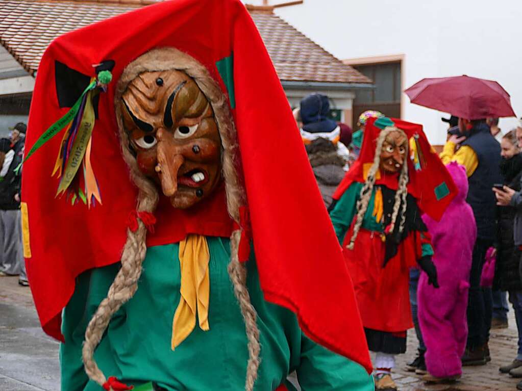 Narrenumzug am Fasnet-Zieschdig in Ewattingen