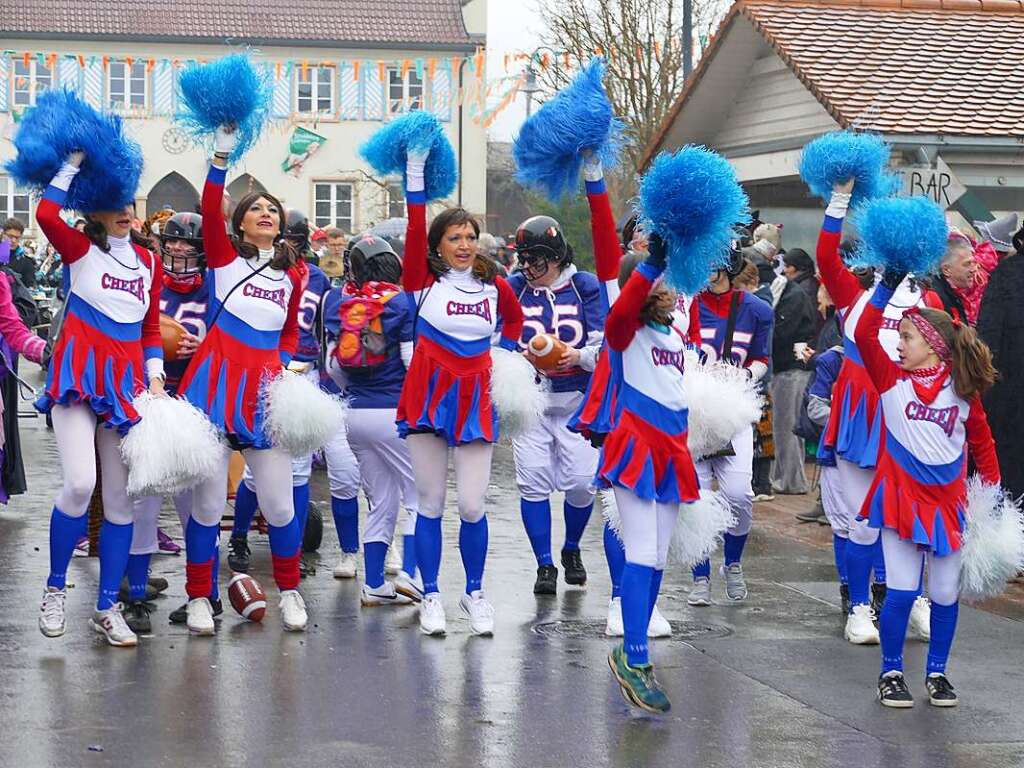 Narrenumzug am Fasnet-Zieschdig in Ewattingen