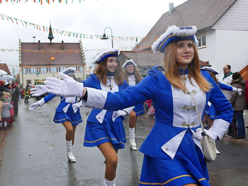 Narrenumzug am Fasnet-Zieschdig in Ewattingen