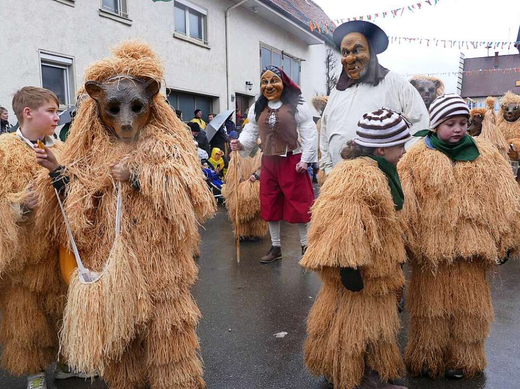 Narrenumzug am Fasnet-Zieschdig in Ewattingen