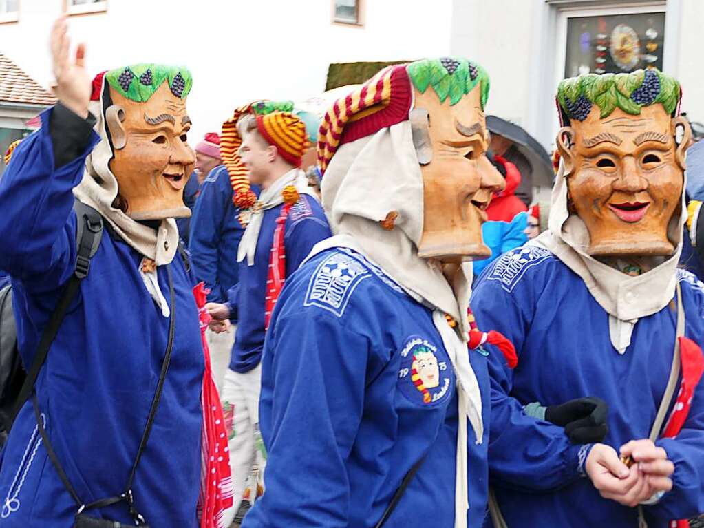 Narrenumzug am Fasnet-Zieschdig in Ewattingen