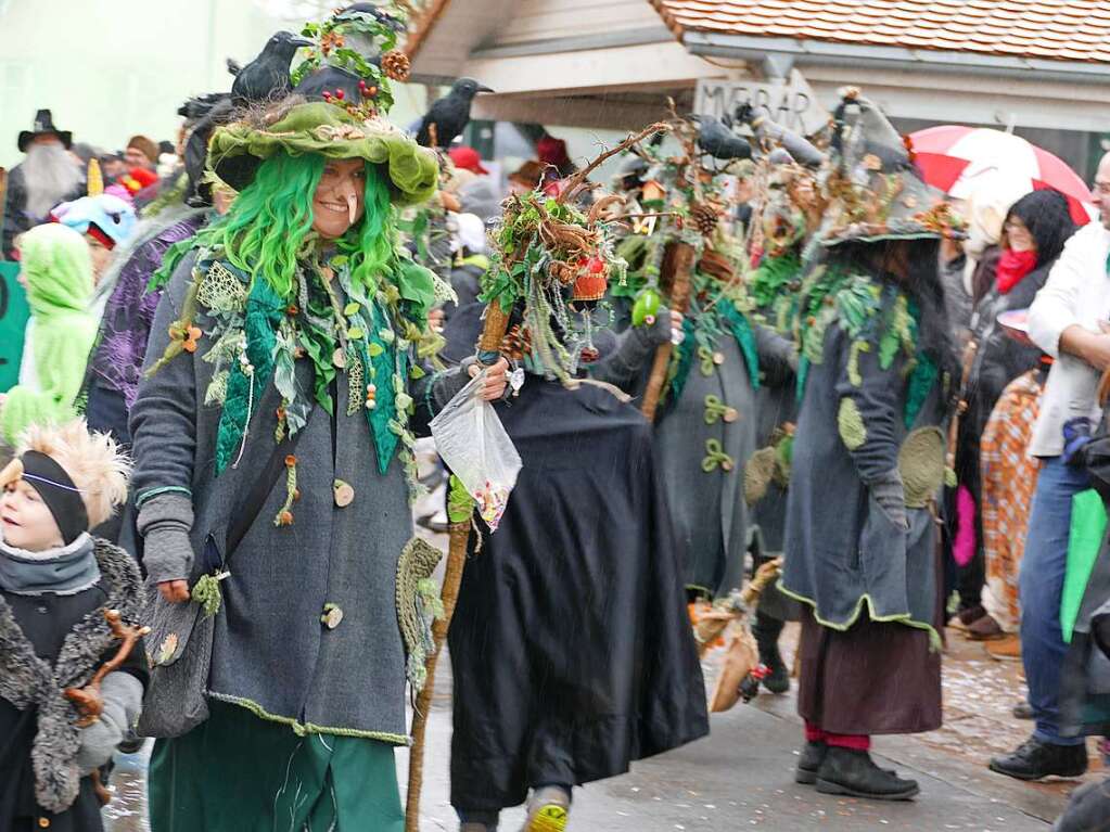 Narrenumzug am Fasnet-Zieschdig in Ewattingen