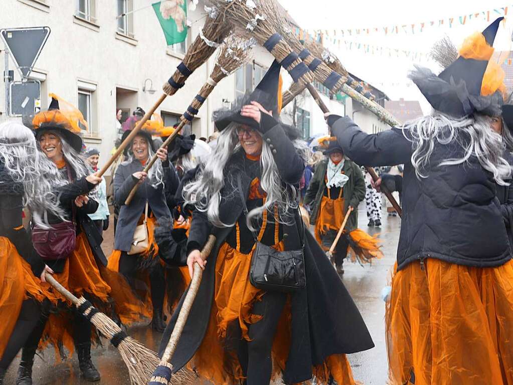 Narrenumzug am Fasnet-Zieschdig in Ewattingen