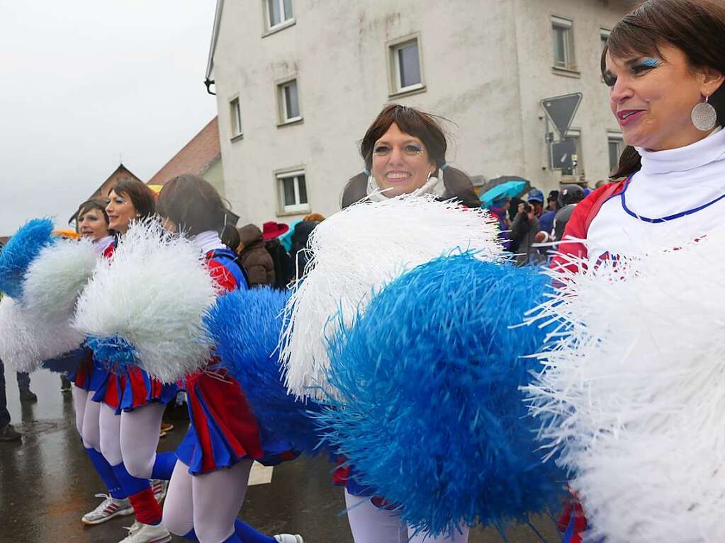 Narrenumzug am Fasnet-Zieschdig in Ewattingen