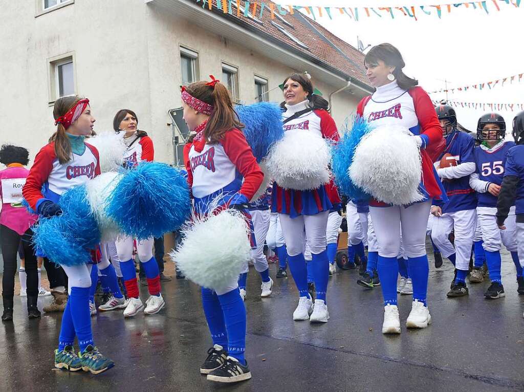 Narrenumzug am Fasnet-Zieschdig in Ewattingen