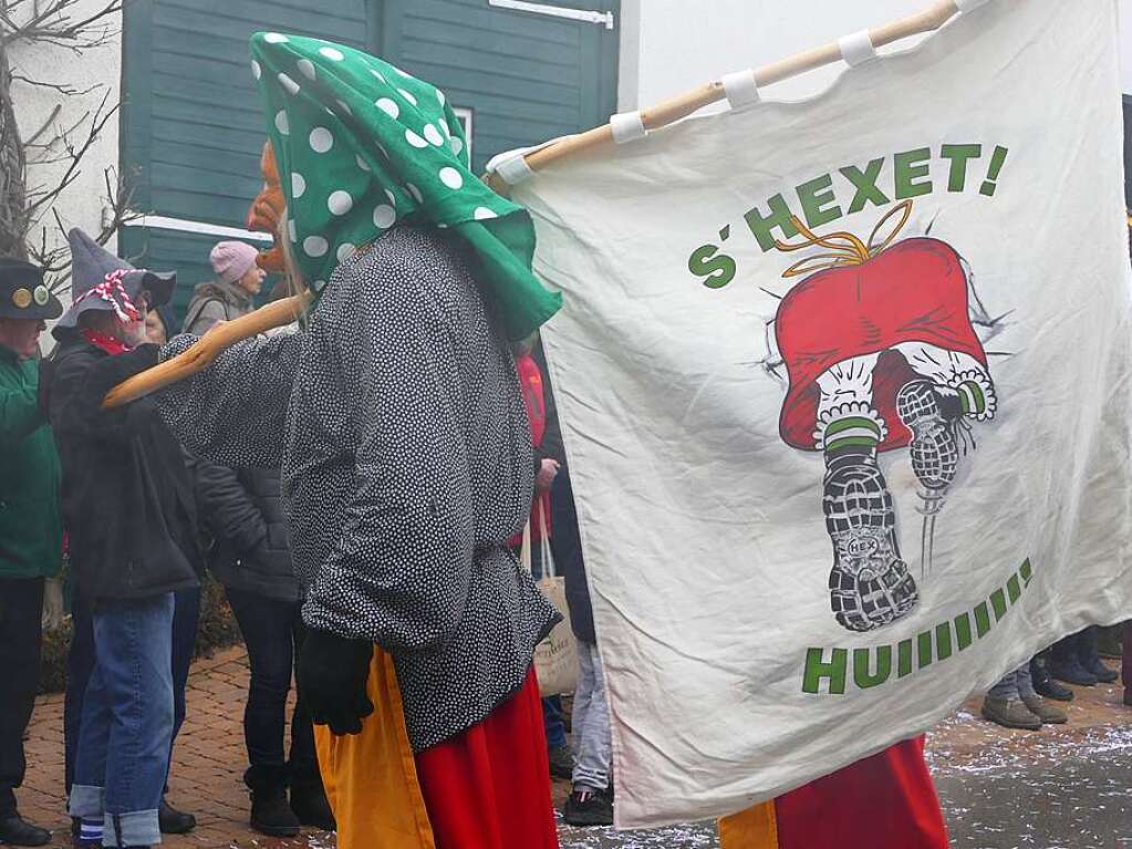 Narrenumzug am Fasnet-Zieschdig in Ewattingen