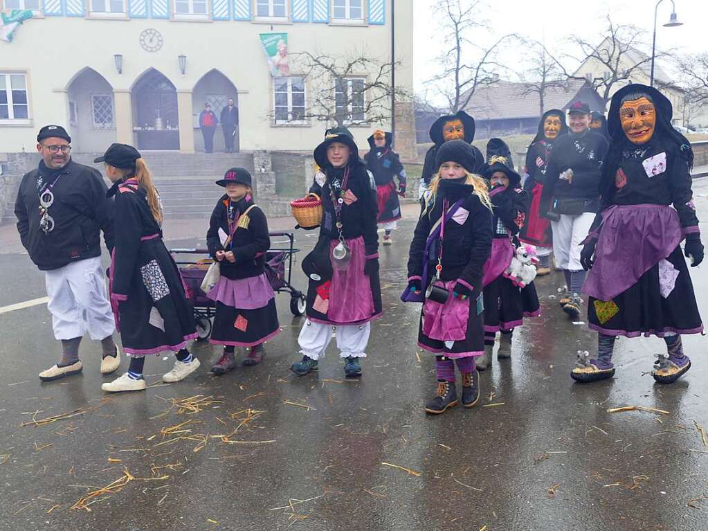 Narrenumzug am Fasnet-Zieschdig in Ewattingen