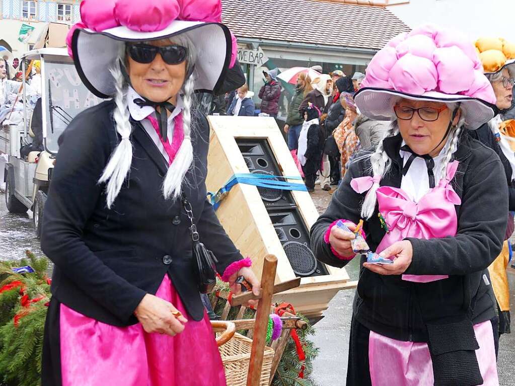 Narrenumzug am Fasnet-Zieschdig in Ewattingen