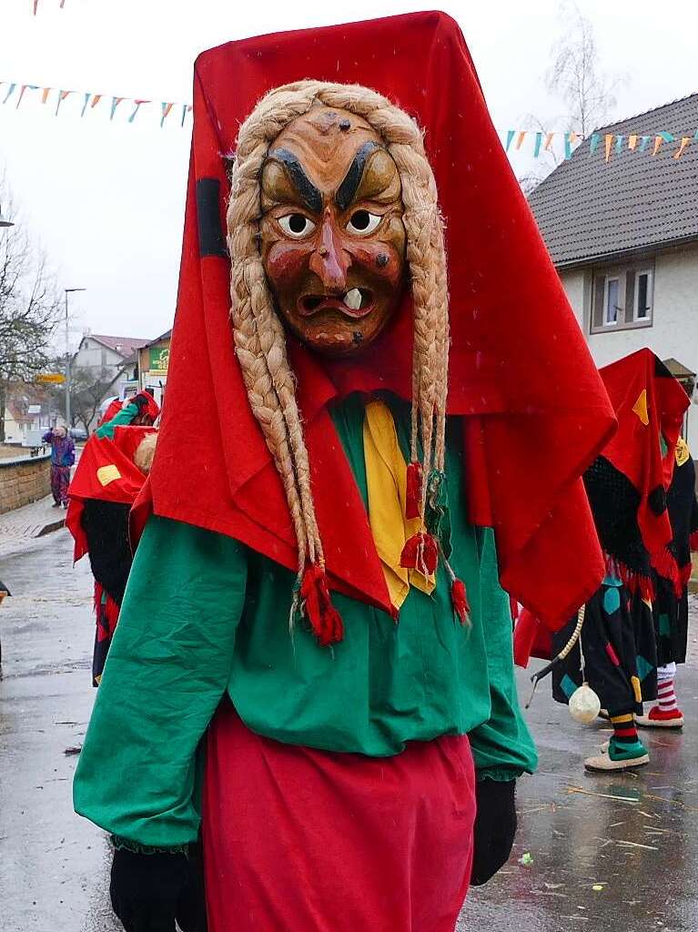 Narrenumzug am Fasnet-Zieschdig in Ewattingen