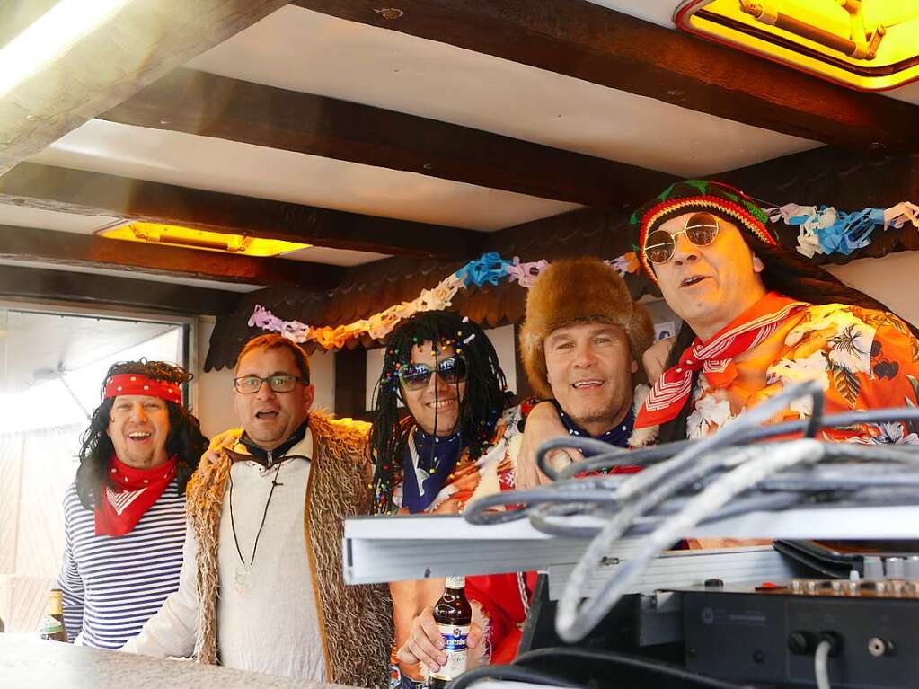 Narrenumzug am Fasnet-Zieschdig in Ewattingen