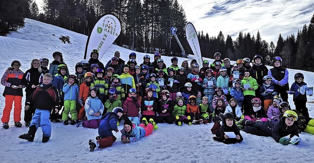 <BZ-FotoAnlauf>Skiclub Fahrnau:</BZ-Fo...ahrnauer Skikurse am Notschrei statt.   | Foto: Privat