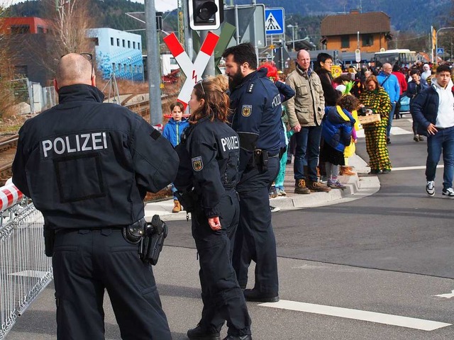 Die Polizei, hier in Kirchzarten,  hat... zu tun als in den vergangenen Jahren.  | Foto: Markus Donner