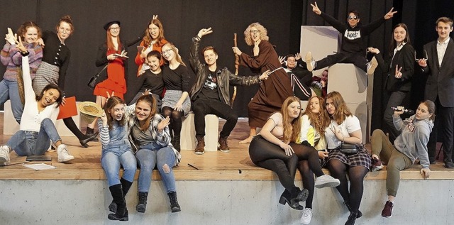 Die Theatergruppe der Heimschule steig...in 2020&#8220; ins Jubilumsjahr ein.   | Foto: Jakob Katzmann