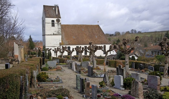 Der Friedhof in Buggingen soll umgesta...rnderte Bestattungsrituale reagieren.  | Foto: Volker Mnch