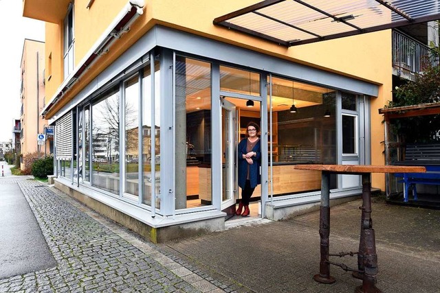 Ab nchster Woche bietet Christina Kon...er Vaubanallee ein Caf mit Backwaren.  | Foto: Thomas Kunz